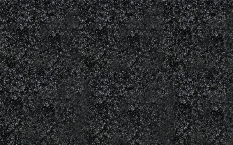 Close up image of the Clear Black Entry Plush Mat . The Mat Group UK.