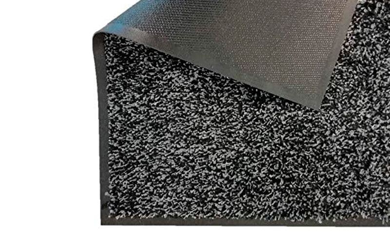 Image of the rubber backing on the Cotton Soaker Mat, perfect for entryways. The Mat Group UK.