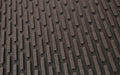 Close up image of the ScaperSafe cleated rubber pattern which is slip resistant and helps remove dirt and debris. The Mat Group UK.