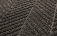 Close up image of the diagonal pattern of the Charcoal coloured Waterhog Eco Elite Fashion Mat. Suitable for indoor and outdoor entranceways. The Mat Group UK.