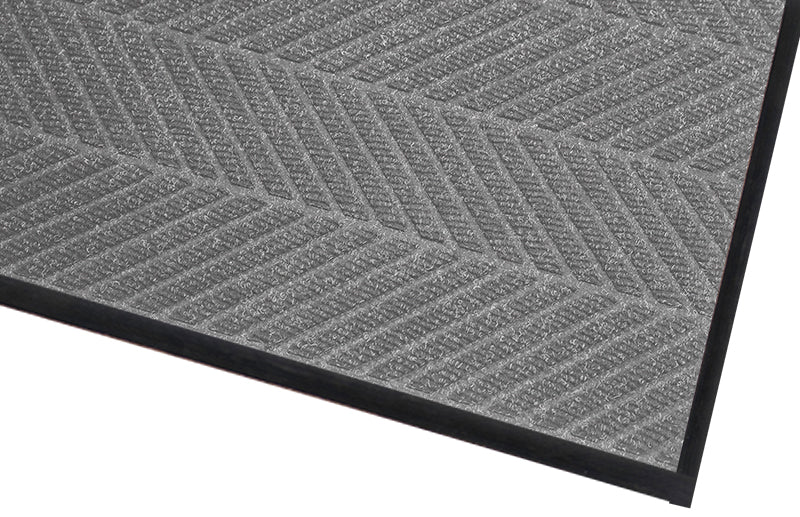 Corner Product image of the Medium Grey Waterhog Eco Elite Mat which is anti-static. The Mat Group UK.