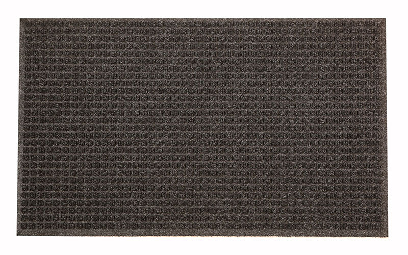 Full product image of the charcoal waterhog fashion mat. The Mat Group UK.