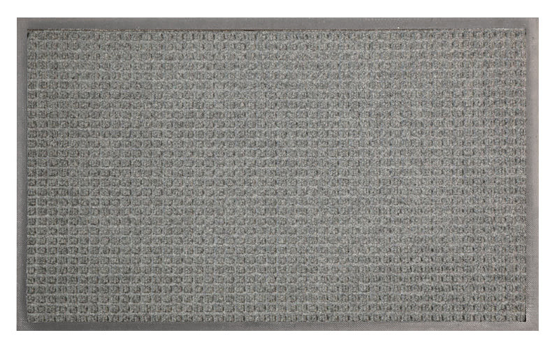 Full product image of the grey Waterhog Fashion Mat. The Mat Group UK.