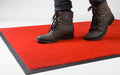 Insitu image of the Clear Red Entry Plush Mat which is anti-slip. The Mat Group UK.